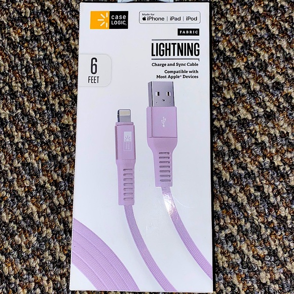 NEW 6 foot iPhone charging cable - Picture 2 of 3